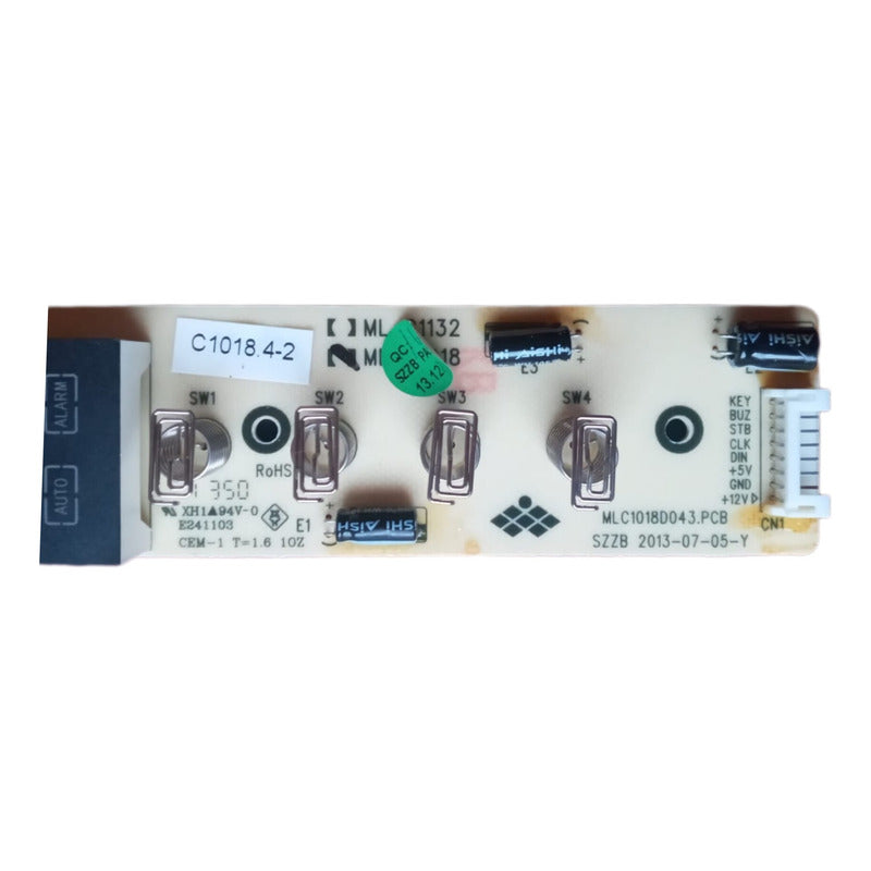 Display Y Pulsadores Modelo C1018 De Refrigerador Mademsa
