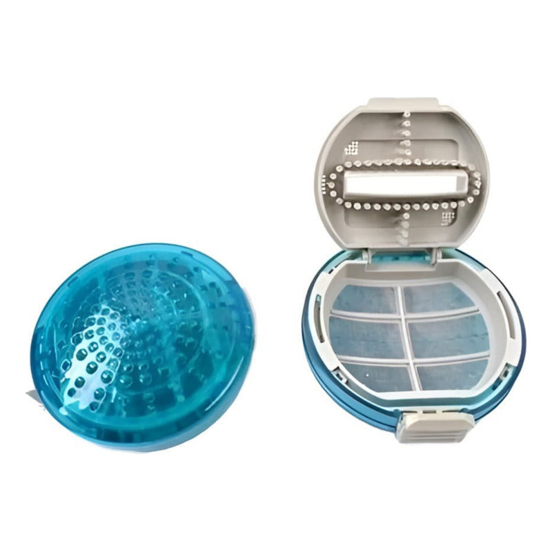 Filtro Atrapa Pelusa Para Lavadora Azul Acero