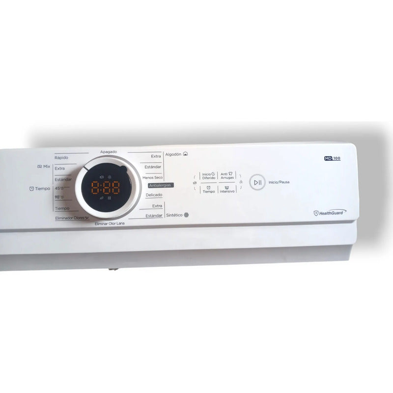 Panel Frente Display Secadora Midea Md100a100/w2