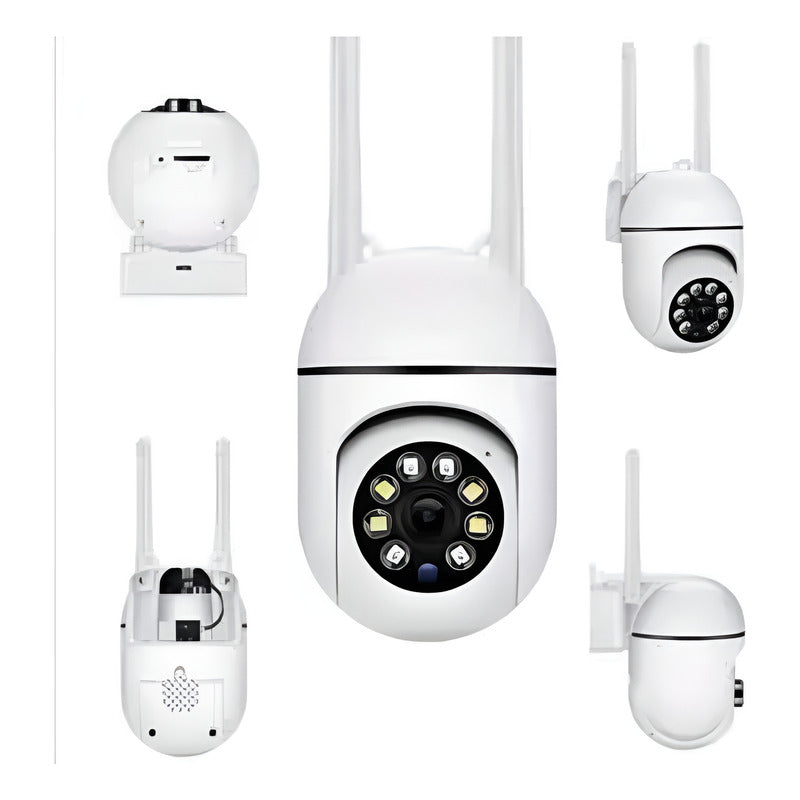 Cámara Vigilancia Ip Inalámbrica Wifi Ptz A7 1080p Blanco