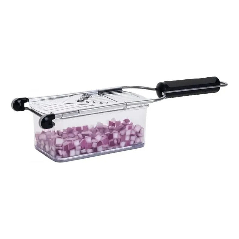 Rallador Multiuso 6 En 1 De Frutas Y Verduras, Marca Tasbel Negro
