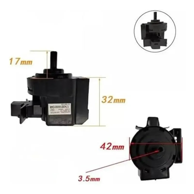 Presostato Para Lavadora Midea Modelo Mlsf-1108bn05n